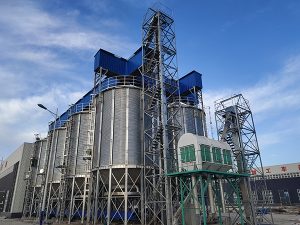 Corn steel plate silo factory