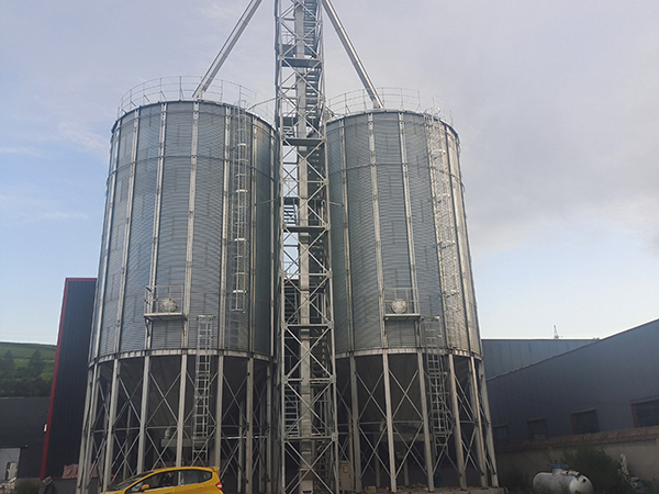 Barley steel silo